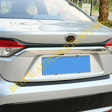 For Toyota Corolla 2020 L LE XLE 1pcs Plate Chrome Rear Trunk Frame o Cover Trim