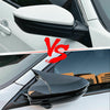 US 2x Carbon Fiber Rear View Mirror Cover Cap For Honda Civic 2016-2019 OX Horn