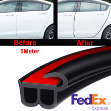 196" Rubber Seal Strip Car Door Trunk Edge Protector Trim Moulding Weatherstrip