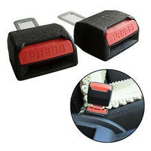 2pcs Car Safety Seat Belt Buckle Clip Extender Safety Alarm Stopper Accessory PV