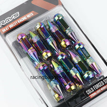 20pcs/set M12 x 1.25 Neo Chrome Lug Nuts Chromium Steel Steel Wheel Lug Nuts