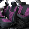 3 Row 8 Seaters Seat Covers For SUV Van 3D Mesh Purple Black Full Set