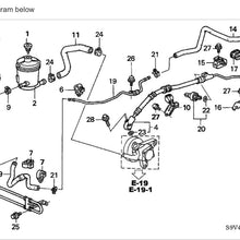 03-08 Pilot Power Steering Oil Fluid Cooler U Pipe Rack&pinion Line Hose OEM