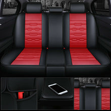 5-Sit Car Seat Cover SUV Front & Rear Surround Waterproof PU Leather Cushion Set