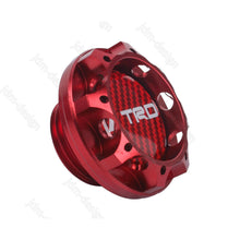 TRD Racing Red Engine Oil Filler Cap Oil Tank Cover Aluminium For TOYOTA