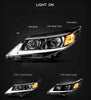 DRL Projector Front Lamp Headlights w/ LED For 2012-2014 Toyota Camry