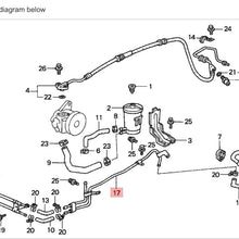 97-01 Prelude BASE P/S Combination Return Oil Pipe Cooling Line Tube Hose OEM