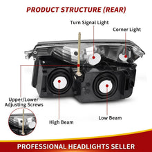 for 2002-2006 Chevy Avalanche Body Cladding Chrome Headlights+Bumper Signal Lamp