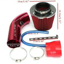 Car Cold Air Intake Filter Induction Kits Pipe Power Flow Hose System Universal