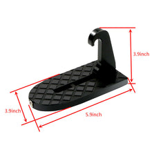 Folding Car Latch Hook Door Step Mini Foot Pedal Ladder for Jeep SUV Truck Roof