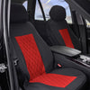 Front Bucket Seat Covers Pair Neosupreme For Auto Car SUV Red Black