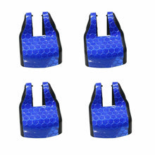 Door Check Arm Protection Limiting Stopper Case Cover Blue 4Pcs For Toyota