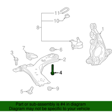 Genuine Toyota Lower Control Arm Mount Bolt 90119-A0459