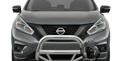 Black Horse Off Road MBS-NIA1702 Stainless Steel Stainless Steel 1 Pieces No skid plate Bumper Push Bar Bull Bar