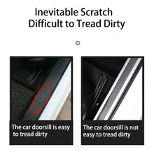 5D Accessories Carbon Fiber Vinyl Car Door Sill Scuff Plate Stickers Protector