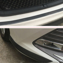 Car Carbon Fiber Rubber Sticker DIY Car Tuning Sticker Door Sill Protector Strip