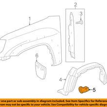 TOYOTA OEM Tundra Rear Fender Panel-Bed-Wheelhouse Liner Grommet 9018906236