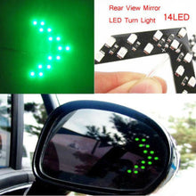 2x Auto Car Side Rear View Mirror LED 14 SMD Lamp Turn Signal Light Accessories