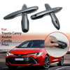 Carbon Fiber Style Door Handle Cover Trim For Toyota Corolla Hatchback 2019