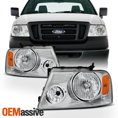 Fit 2004-2008 Ford F-150 F150 /2006 Lincoln Mark LT Headlights Headlamps L+R
