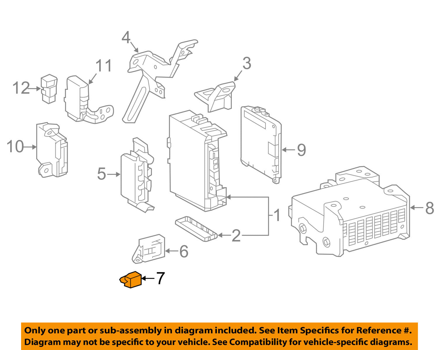 TOYOTA OEM-ECM ECU PCU Engine Control Module Relay 9008087026