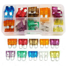 50Pcs Array Assorted Mixed Color Car Truck Medium Size Profile Blade Fuses Kit