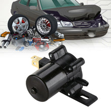 1pcs Black 2-Pin Auto Car Wind-Screen Washer Pump 12 Volt Replacement Universal