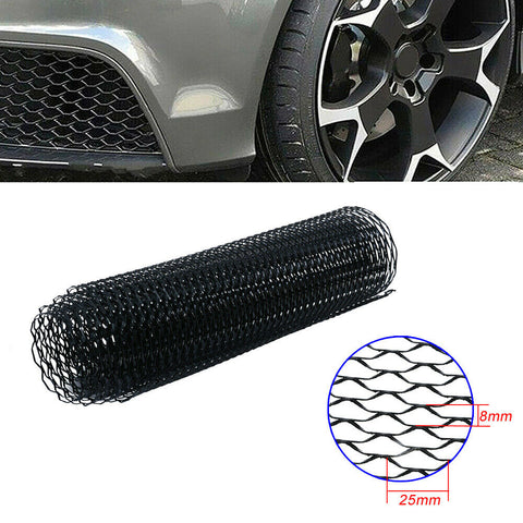 Aluminum Mesh Grill Cover SUV Car Bumper Fender Hood Vent Grille Net Accessories