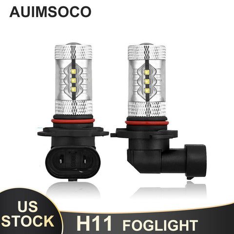 H9 H11 H8 LED Fog Light Bulbs Driving Lamp DRL For 2010-2018 Honda Accord 2x