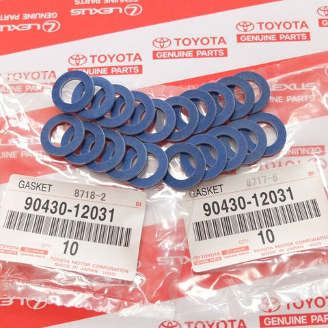 SET of 20 GENUINE TOYOTA LEXUS SCION OIL DRAIN PLUG WASHER GASKET 90430-12031