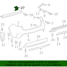 Genuine Toyota Bumper Bracket 52181-02260