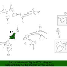 NEW FOR 2010-2019 Toyota 4Runner C-HR Hinge Assembly 68710-02020 OEM