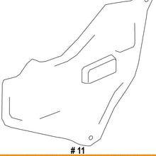 HONDA OEM 2017 Civic Front Door-Water Shield Left 72361TEAT01