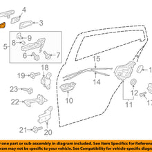 TOYOTA OEM 16-18 Prius Front Door-Handle, Outside Gasket 6924106080