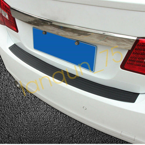 Car Rear Bumper Guard Trunk Edge Rubber Protector Trim Cover Moulding Trim