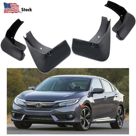 Car Mudguard Mud Flaps Splash Guard Fender for Honda Civic Sedan 2016-2020 10th