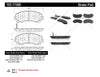 Disc Brake Pad Set-Base Front,Rear Centric 103.17360