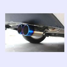1pcs Blue Dual Outlets Exhaust Muffler Tip For Toyota Corolla 2014-2020