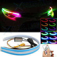 For Toyota Camry Corolla RGB LED Strip Daytime Running Light Headlight 24" 2pcs