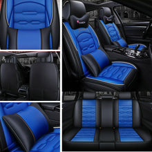 5-Sit Car Seat Cover SUV Front & Rear Surround Waterproof PU Leather Cushion Set