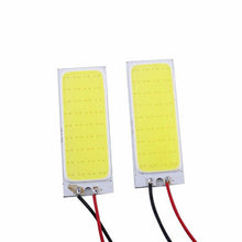 Auto 2pcs 12V Xenon HID White 36 COB LED Dome Map Light Bulb Interior Panel Lamp