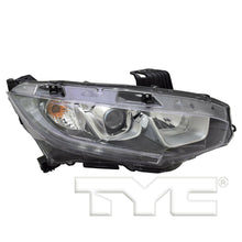 Halogen Headlight for 16-18 Honda Civic Non-Touring/19-19 Si Passenger CAPA