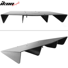 Universal Rear Bumper Diffuser Assembly Cover 22x20 in Unpainted - ABS Plastic