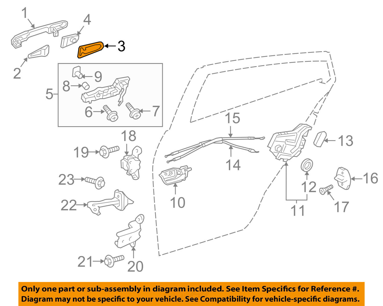 TOYOTA OEM 16-18 Prius Front Door-Handle, Outside Gasket 6924206080