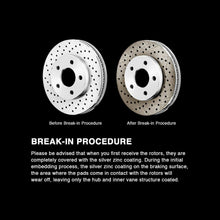 Fit 2010-2014 Mercedes-Benz E350 Rear Drilled Brake Rotors + Ceramic Brake Pads