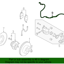 OEM NEW 2011-2017 Nissan Quest Front Right Abs Wheel Speed Sensor 47910-1JA0B