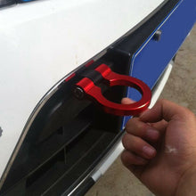 Car Front Bumper Screw Aluminum CNC T2 Towing Tow Hook Race Red Universal