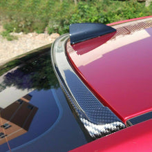 Universal Carbon Fiber Spoiler Wing Rear Sunroof Window Tail Lip Trim Sticker