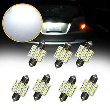 15Pcs 12V Xenon White Led light Bulbs Car Interior Package Deal Kits Accessories