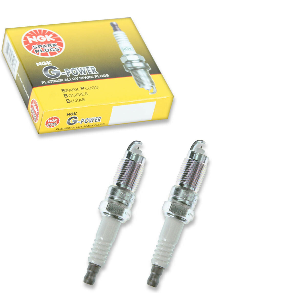 2 pcs NGK 5684 G-Power Spark Plug for TR45-1GP 5684 RS14PLP - Engine Kit Set qk